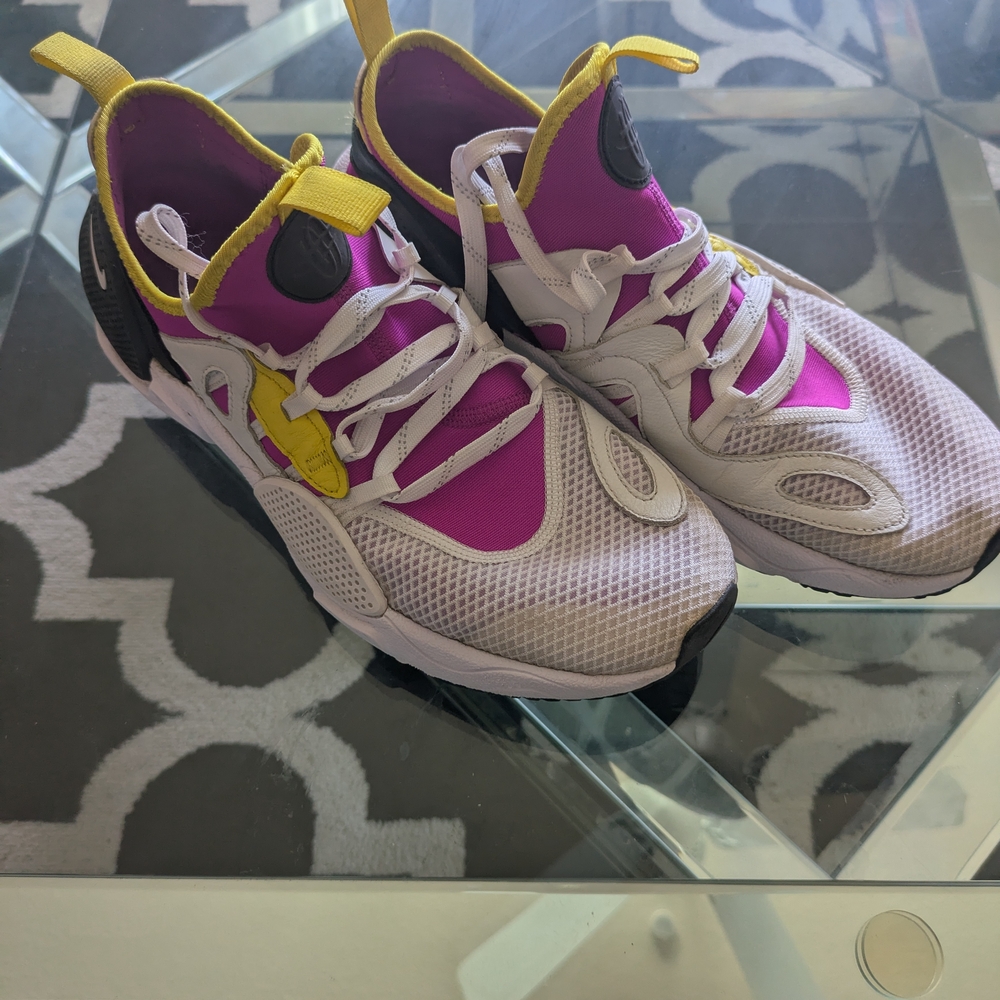 Nike Mens Air Huarache Edge TXT BQ5206-500 White Running Shoes Sneakers Size 9.5